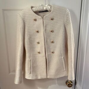 Zara Cream Blazer - Small